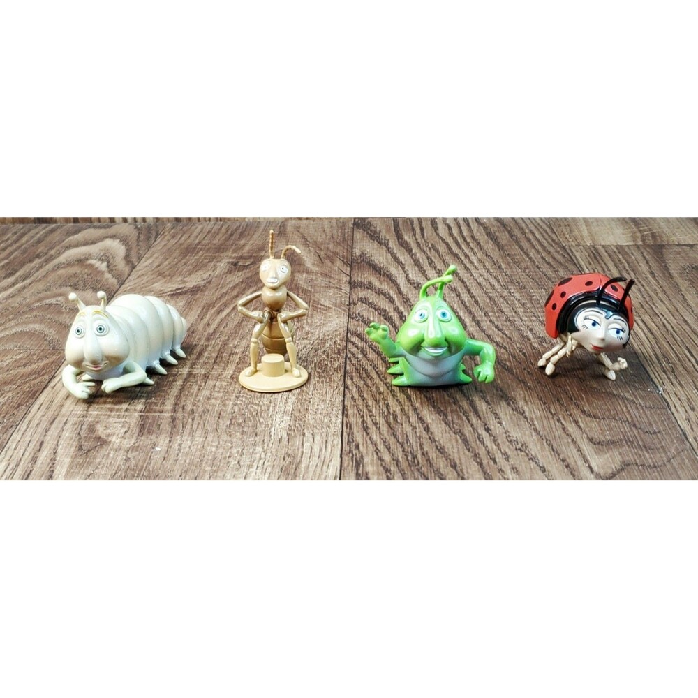 Hermie and Friends Caterpillar 3" Figures Lot of 4 Max Lucado 2003